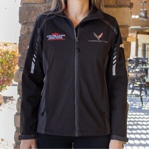 Women’s Ron Fellows Driving School C8 Chevrolet Corvette Jacket. NWOT, Large